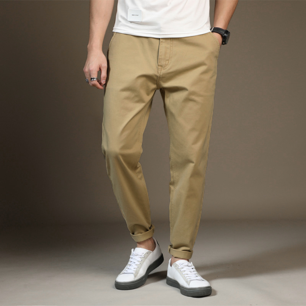 チノパン メンズ 通販 テーパードパンツ スリムパンツ パンツ ズボン カジュアルパンツ 長ズボン スリム ストレッチ 伸縮性 無地 シンプル カジュアル チノパン | BACKYARD FAMILY | 02
