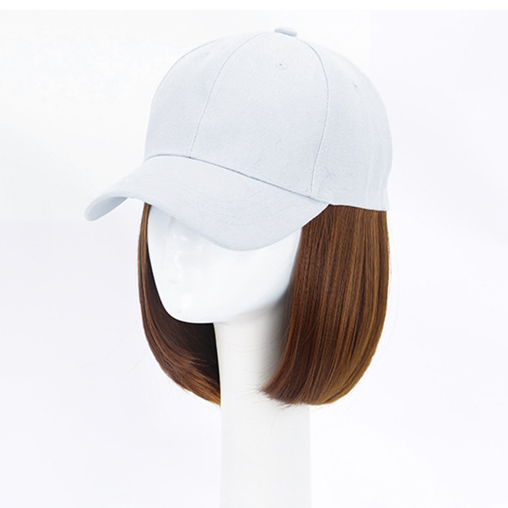 ウィッグ キャップ付き レディース 通販 帽子付きウィッグ ハーフウィッグ 帽子ウィッグ かつら 女性 ミディアム ボブ ショートボブ 茶髪 ブラウン ウィッグ | BACKYARD FAMILY | 05