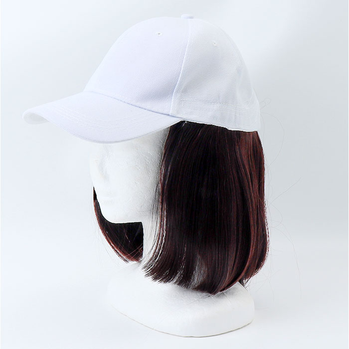 ウィッグ キャップ付き レディース 通販 帽子付きウィッグ ハーフウィッグ 帽子ウィッグ かつら 女性 ミディアム ボブ ショートボブ 茶髪 ブラウン ウィッグ |  | 07