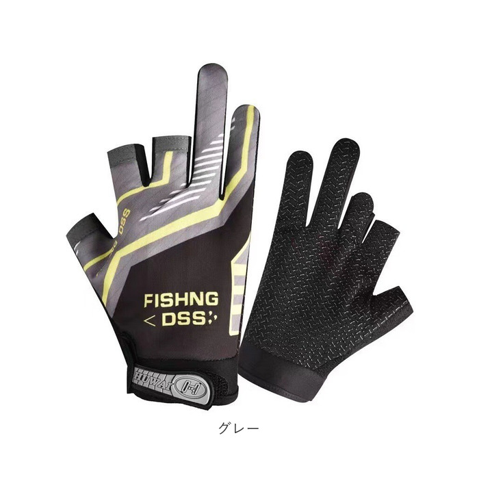 フィッシンググローブ 滑り止め 手袋 通販 フィッシング グローブ てぶくろ 指なし手袋 指出し フィンガーレス 3本 軽量 軽い すべり止め フィッシンググローブ |  | 11