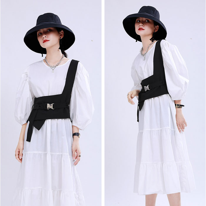 コルセット ベルト レディース 通販 イレギュラーヘム おしゃれ 太ベルト 重ね着 太いベルト モード系 原宿系 ファッション クール ワイルド コルセット |  | 10