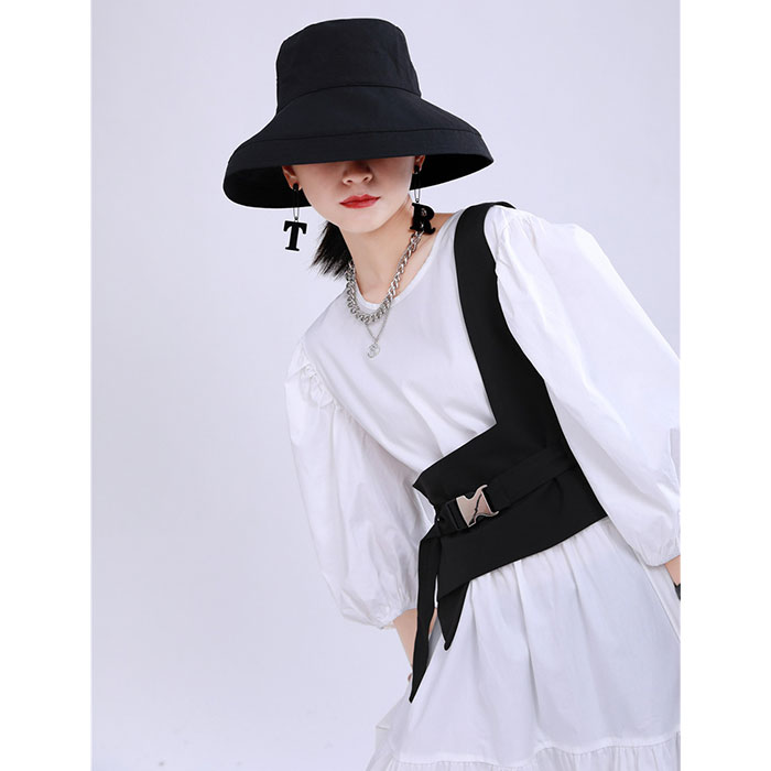 コルセット ベルト レディース 通販 イレギュラーヘム おしゃれ 太ベルト 重ね着 太いベルト モード系 原宿系 ファッション クール ワイルド コルセット |  | 02