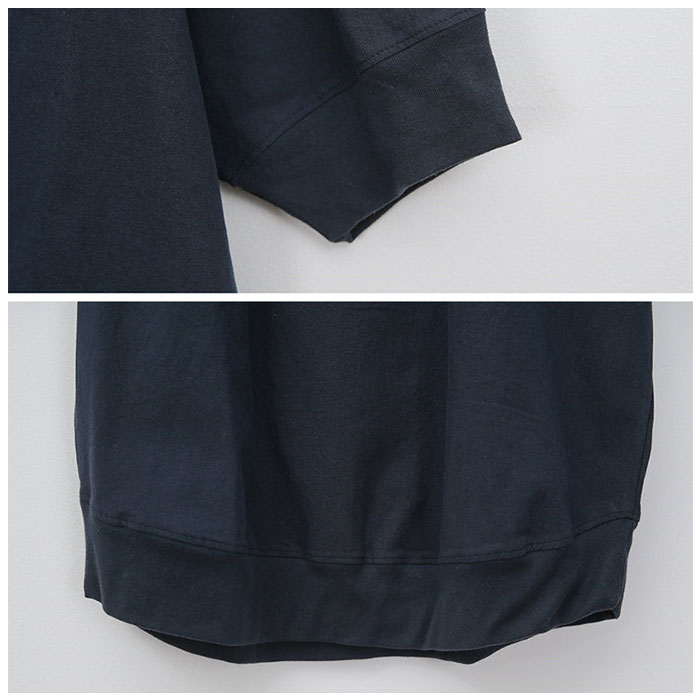 カットソー 七分袖 通販 Tシャツ トップス プルオーバー レディース クルーネック 綿 コットン コットンリネン 切り替え ナチュラル シンプル カットソー |  | 10