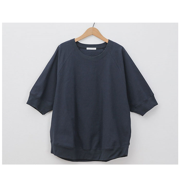 カットソー 七分袖 通販 Tシャツ トップス プルオーバー レディース クルーネック 綿 コットン コットンリネン 切り替え ナチュラル シンプル カットソー |  | 09