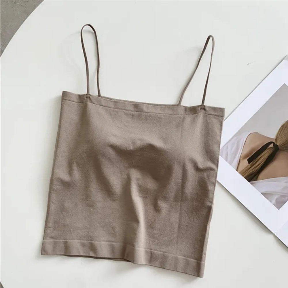 カップ付きキャミソール 通販カップ付きキャミソール インナー 肌着 下着 キャミソール パット付き ルームウェア トップス ノンワイヤー カップ付きキャミソール | ブランド登録なし | 05