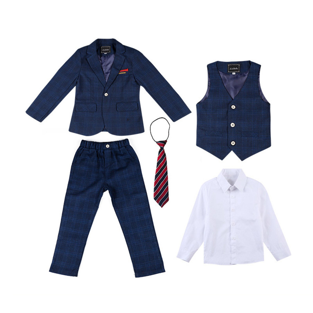 キッズ フォーマルスーツ 男の子 6点セット 通販 子供スーツ 子どもスーツ スーツ フォーマル 男子 6点 セット 無地 シンプル 長ズボン ネクタイ キッズ | BACKYARD FAMILY | 01