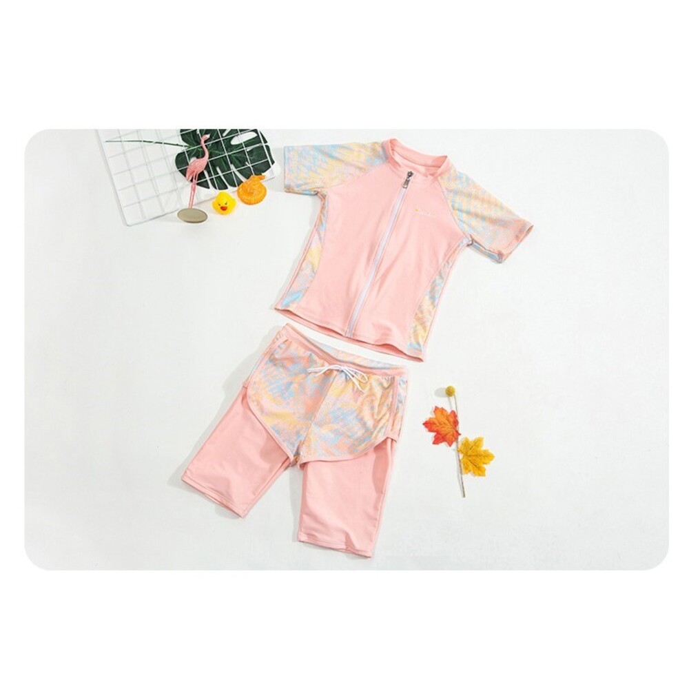 キッズ 通販キッズ 水着 2点セット 女の子 上下セット スクール水着 セパレート タンキニ キッズ水着 ラッシュガード 女の子用 子供 キッズ 動きやすい  キッズ | ブランド登録なし | 02