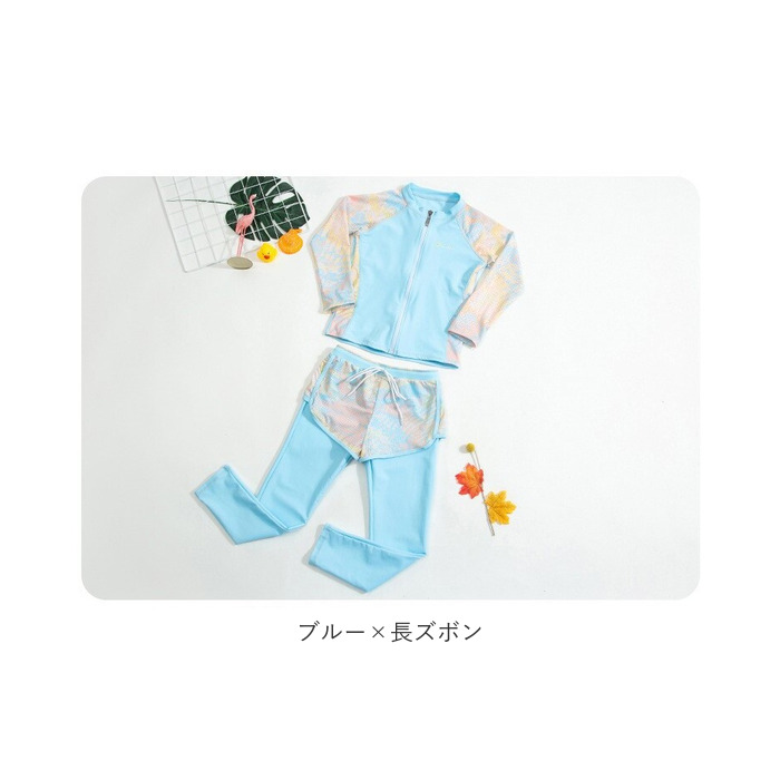 キッズ 通販キッズ 水着 2点セット 女の子 上下セット スクール水着 セパレート タンキニ キッズ水着 ラッシュガード 女の子用 子供 キッズ 動きやすい  キッズ | ブランド登録なし | 22