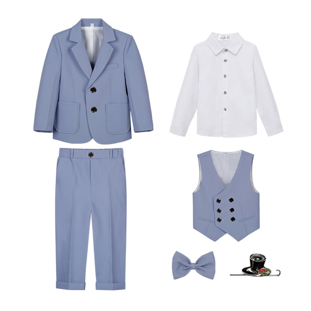 キッズ フォーマルスーツ 男の子 6点セット 通販 子供スーツ 子どもスーツ スーツ フォーマル 男子 6点 セット 無地 シンプル 長ズボン 蝶ネクタイ キッズ |  | 02