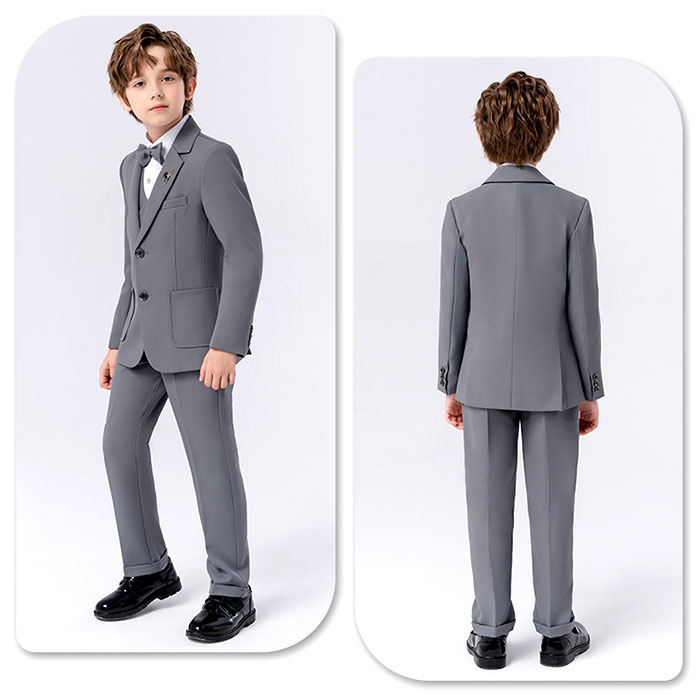 キッズ フォーマルスーツ 男の子 6点セット 通販 子供スーツ 子どもスーツ スーツ フォーマル 男子 6点 セット 無地 シンプル 長ズボン 蝶ネクタイ キッズ |  | 05