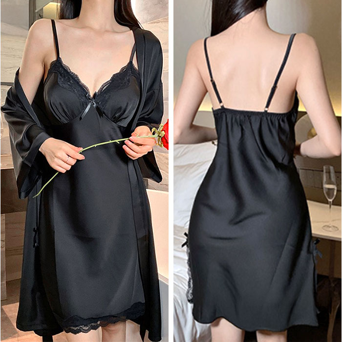 セクシー レース キャミソール 通販 スリップ ルームウェア ロングキャミソール ランジェリー セクシーランジェリー 部屋着 |  | 13