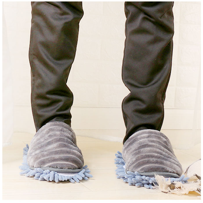 お掃除 床掃除スリッパ スリッパ 通販 モップスリッパ 履くモップ ルームシューズ ルームスリッパ 前詰まりスリッパ フローリング 掃除 室内履き お掃除 | BACKYARD FAMILY | 05