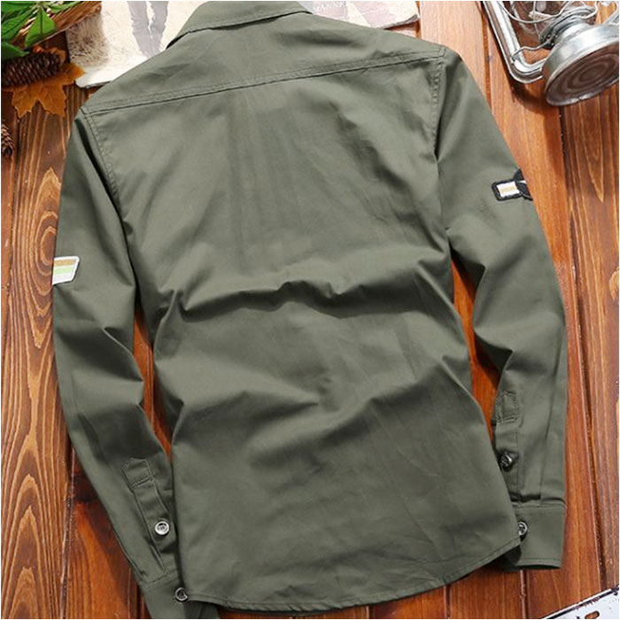 ミリタリーシャツ メンズ 通販 シャツ カジュアルシャツ 長袖 ミリタリー ジャケット メンズシャツ 長袖シャツ ワークシャツ 羽織り ミリタリーシャツ |  | 06