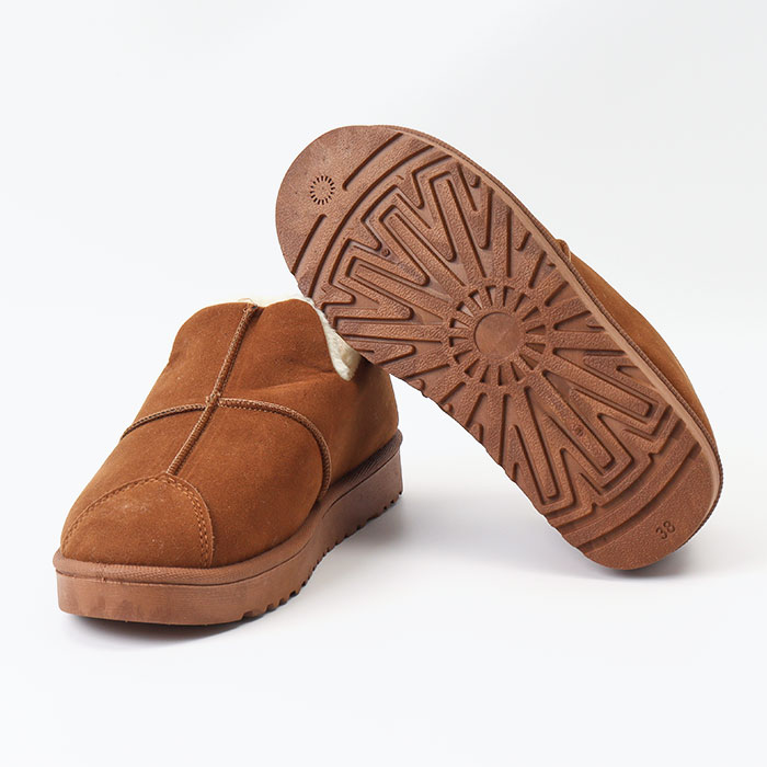 ムートンブーツ ブラウン スリッポン 楽天市場】BACKYARD FAMILY ムートンブーツ スリッポン レディース