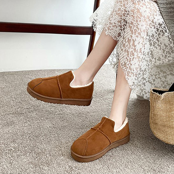 ムートンブーツ ブラウン スリッポン 楽天市場】BACKYARD FAMILY ムートンブーツ スリッポン レディース