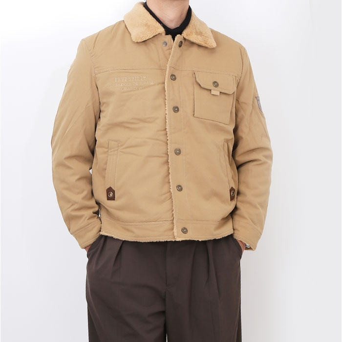 ミリタリージャケット メンズ 通販 デッキジャケット フライトジャケット ボアブルゾン ジャケット ブルゾン 羽織 羽織り 作業服 上着 ミリタリージャケット |  | 02