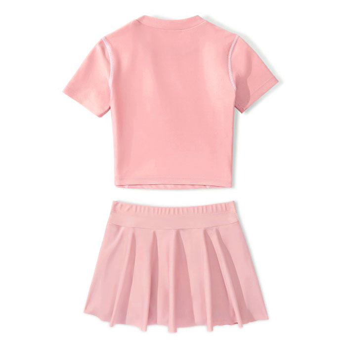 キッズ 通販キッズ 水着 セパレート 女の子 半袖 スカート スイムウェア キッズ水着 ラッシュガード 子供 こども 子ども 練習用 女の子用 おしゃれ  キッズ | ブランド登録なし | 06