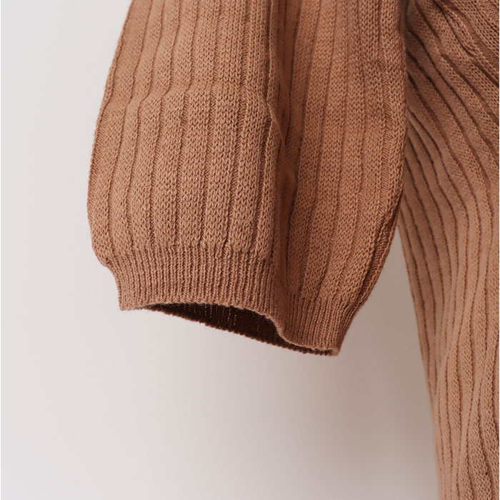 ニット 7分袖 レディース 通販 サマーニット サマーセーター セーター ニットTシャツ 半袖ニット ニットウェア 七分袖 クルーネック 上品 きれいめ 無地 | BACKYARD FAMILY | 16