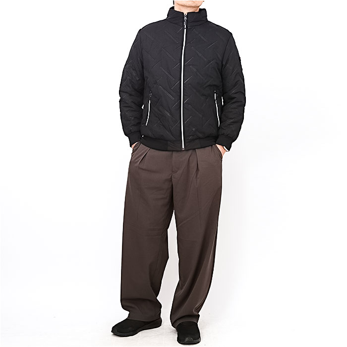 中綿 ジャケット キルティング メンズ 通販 中綿ジャケット 厚手ジャケット ブルゾン 羽織 羽織り 作業服 上着 防寒着 防寒 厚手 フルジップ あったか 中綿 |  | 02