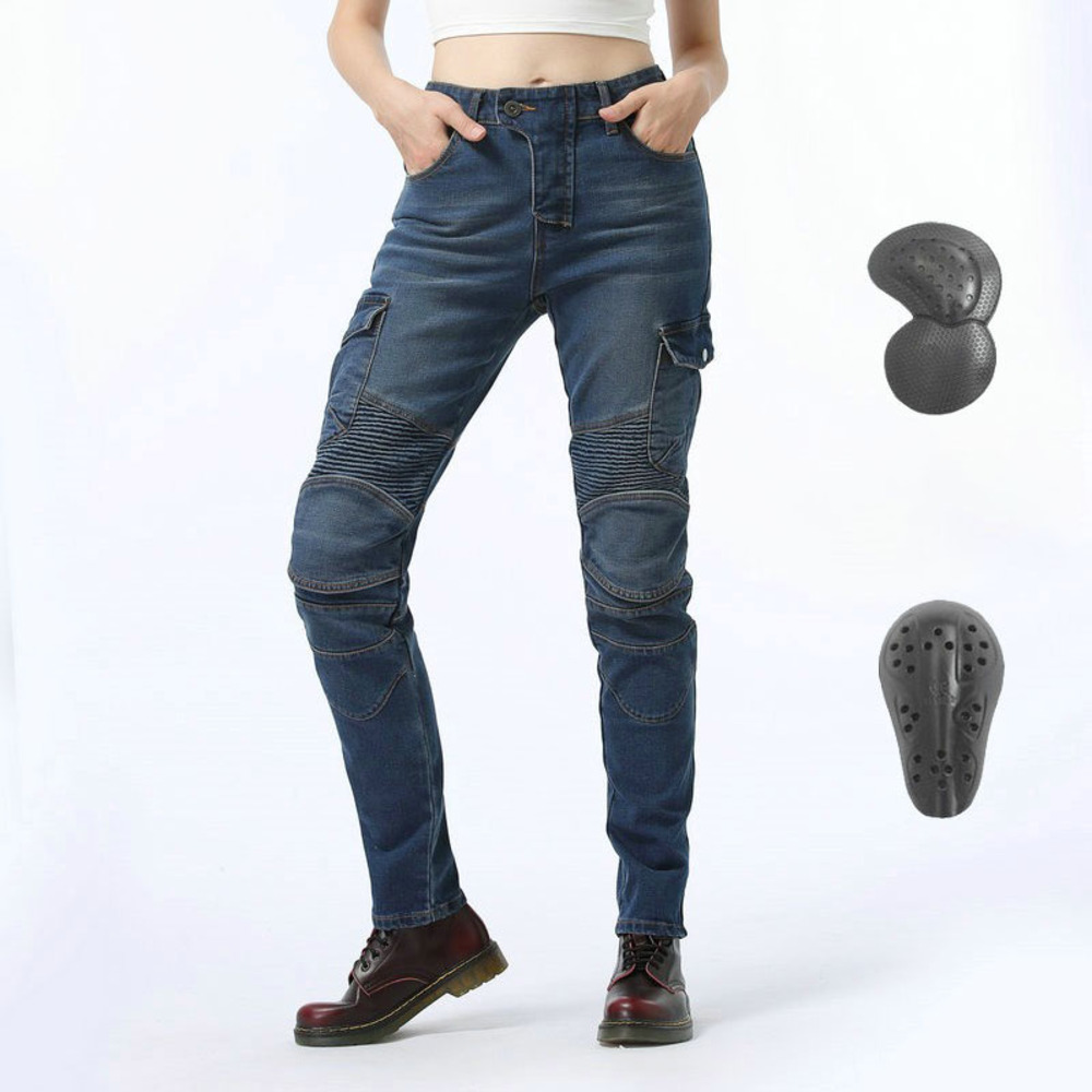 バイクパンツ ライダーパンツ バイクウェア レディース 通販 プロテクター付 ジーンズ デニム ライダースパンツ ライディングパンツ オートバイ  バイクパンツ | ブランド登録なし | 01