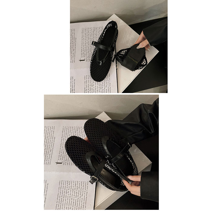 メッシュ パンプス 通販 サンダル メッシュサンダル レディース フラットパンプス フラットシューズ ぺたんこ ストラップ 靴 くつ クツ シューズ 女性 メッシュ | BACKYARD FAMILY | 13