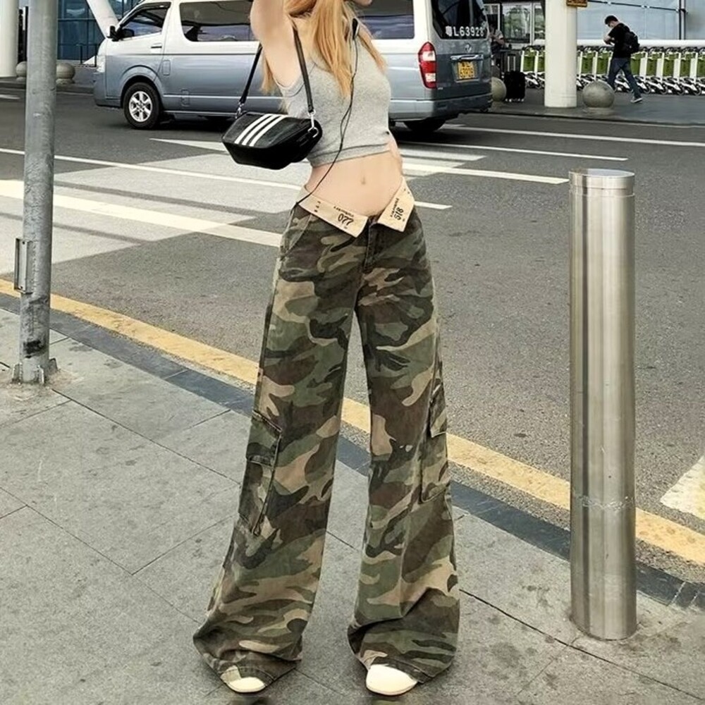 カーゴパンツ ワイドパンツ レディース 通販 ミリタリーパンツ ロングパンツ 長ズボン ズボン パンツ カジュアルパンツ ミリタリー カーゴ ワイド  カーゴパンツ | BACKYARD FAMILY | 01