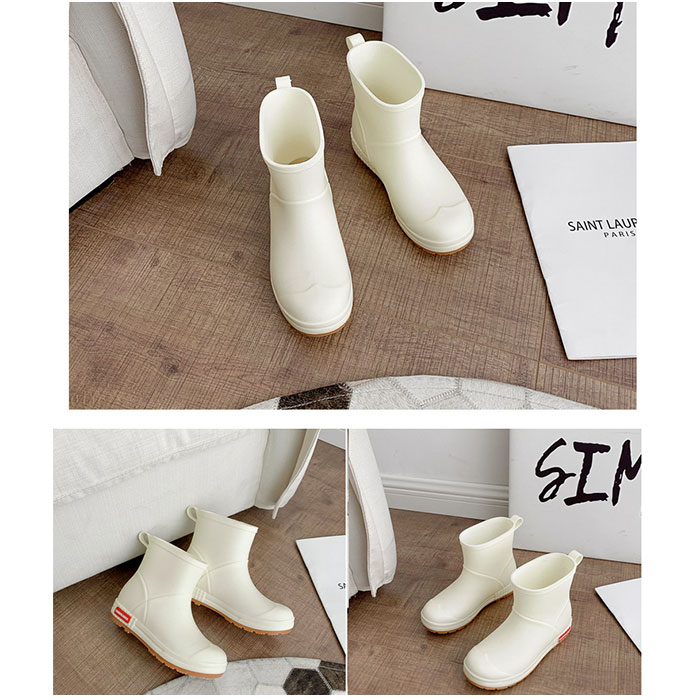 レインブーツ レディース ショート 通販 ウォーターブーツ 長靴 雨靴 防水シューズ ラバーシューズ ショートブーツ 滑り止め 防水性 男女兼用 レインブーツ |  | 13