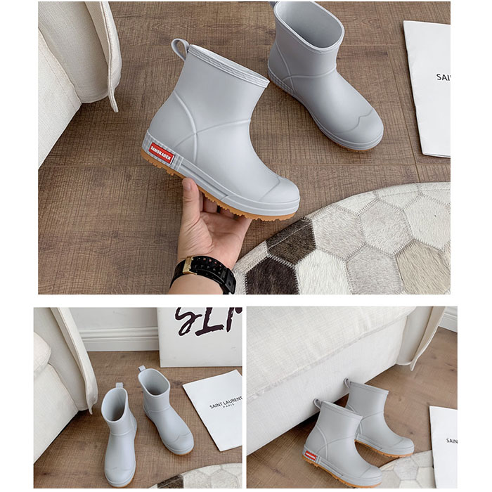 レインブーツ レディース ショート 通販 ウォーターブーツ 長靴 雨靴 防水シューズ ラバーシューズ ショートブーツ 滑り止め 防水性 男女兼用 レインブーツ |  | 14
