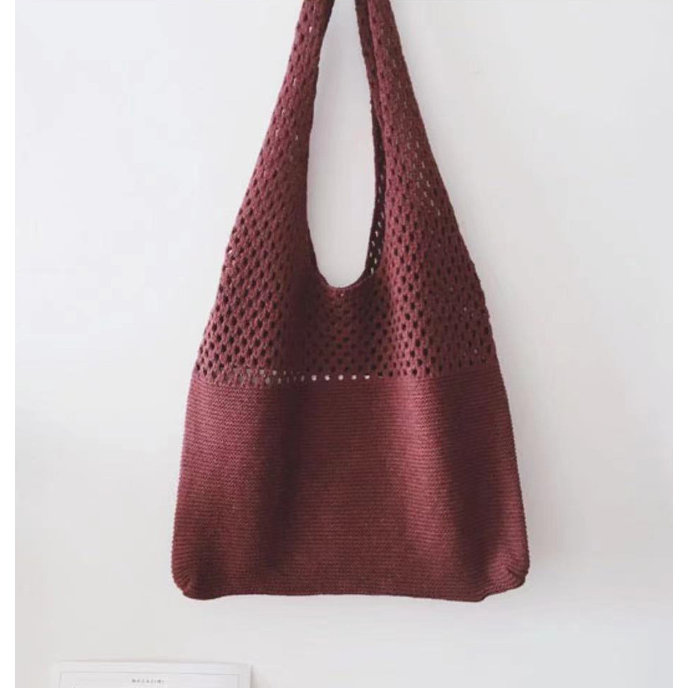 レディース 通販レディース バッグ 夏 トート 編みバッグ トートバッグ 夏バッグ 手提げ メッシュバッグ エコバッグ ネット サマーニット 可愛い  レディース | ブランド登録なし | 03