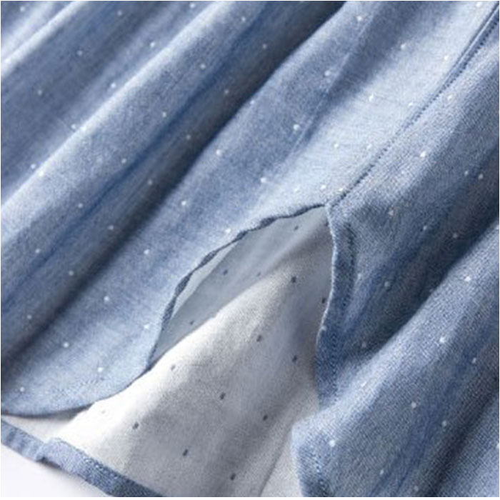 レディース ワンピース ネグリジェ 通販 パジャマ 綿100％ 部屋着 ナイトウェア ルームウエア ナイトウエア ルームウェア 長袖 前開き レディース |  | 10