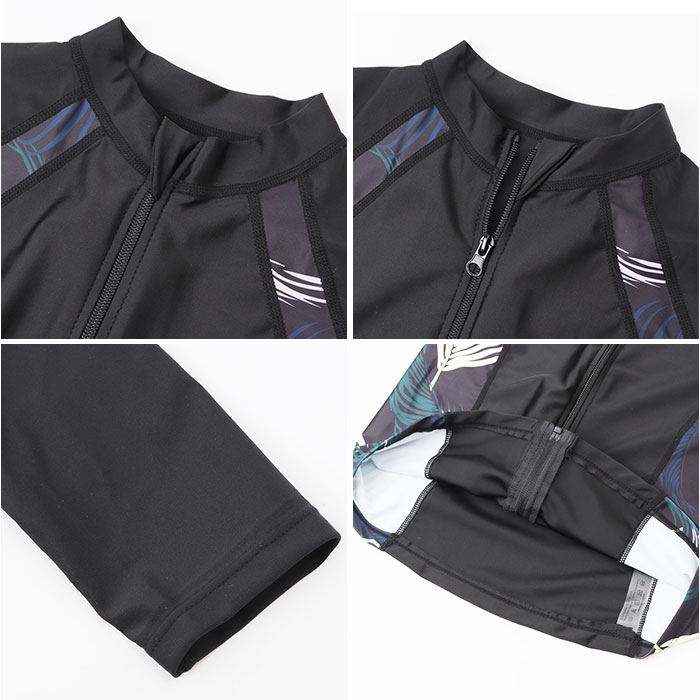 ラッシュガード 長袖 5点セット レディース 通販 水着 フィットネス水着 ママ水着 長袖ラッシュ レギンス スポーツブラ ショートパンツ ラッシュガード |  | 08
