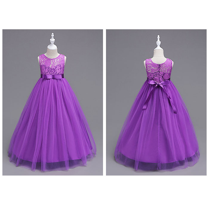 ドレス 通販ドレス 子供 キッズ ワンピース フォーマル 女の子 スカート ピアノ発表会 結婚式 発表会 子どもドレス レース 刺繍 リボン 柔らかい ドレス | ブランド登録なし | 05