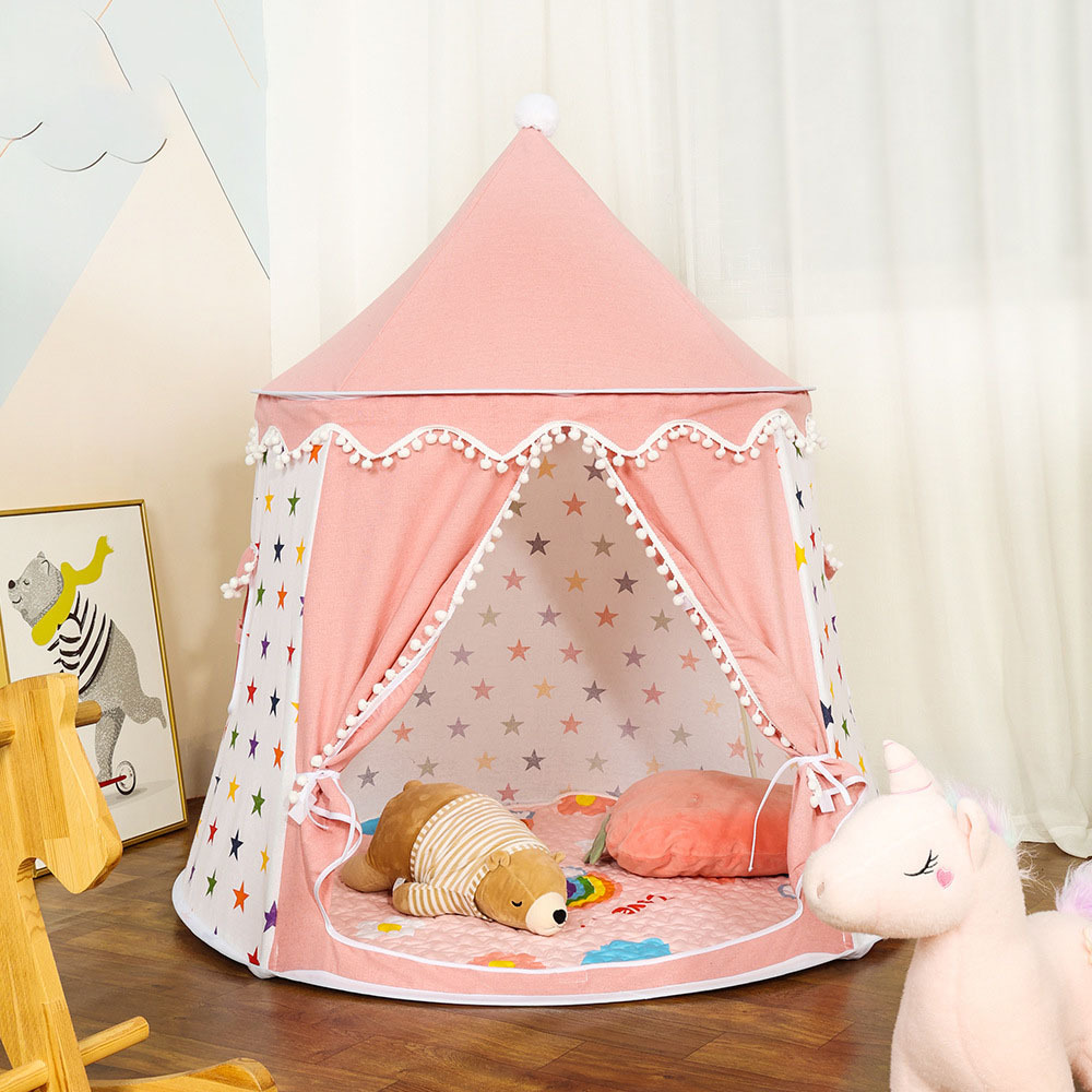 キッズ テント 小さい 通販 キッズテント テントハウス ドームハウス 子供用テント プレイハウス 折り畳み おりたたみ 屋内 通気窓 ドアカーテン 通気性 キッズ | BACKYARD FAMILY | 03