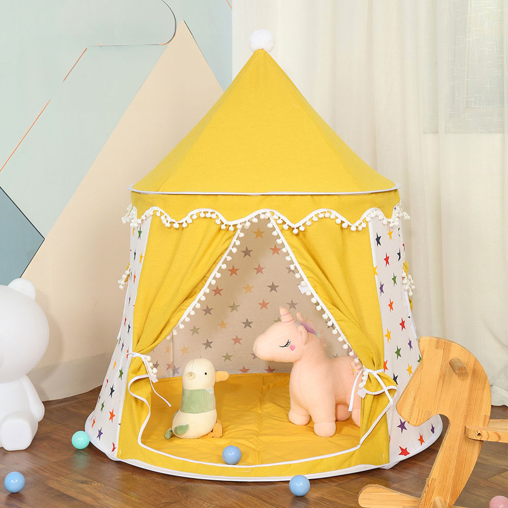 キッズ テント 小さい 通販 キッズテント テントハウス ドームハウス 子供用テント プレイハウス 折り畳み おりたたみ 屋内 通気窓 ドアカーテン 通気性 キッズ | BACKYARD FAMILY | 04