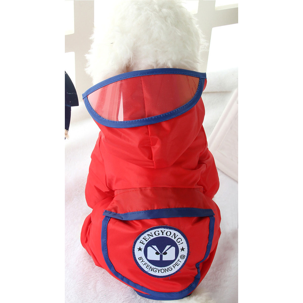 犬 レインコート 通販 パーカー カッパ ポンチョ フード付き レインポンチョ ペット服 ドッグウェア ペットウェア 犬用 お出かけ お散歩 雨 イヌ いぬ | ブランド登録なし | 02