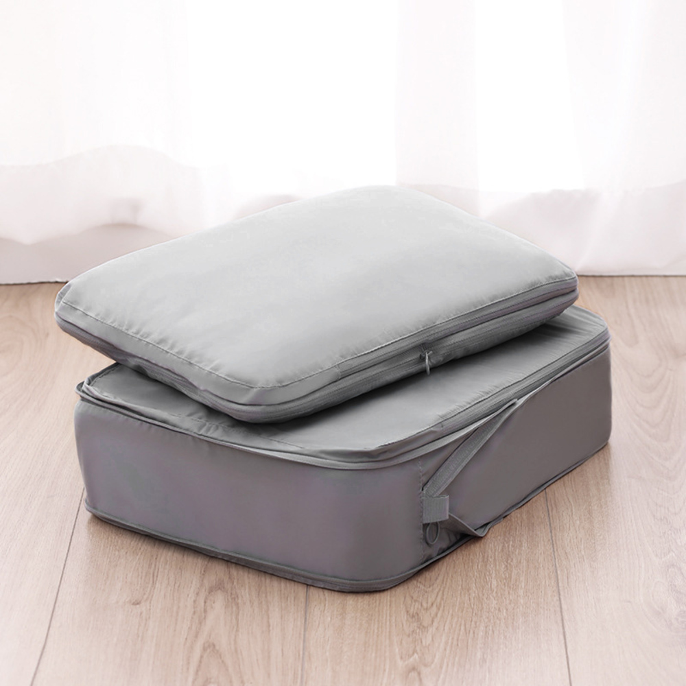 トラベルポーチ 圧縮 セット 2個 Mサイズ 通販 トラベルバッグ トラベルバック トラベル ポーチ 圧縮袋 圧縮バッグ 収納ポーチ 衣類 整理 収納 トラベルポーチ | BACKYARD FAMILY | 05