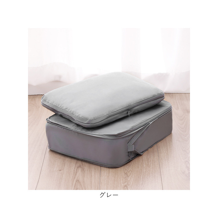 トラベルポーチ 圧縮 セット 2個 Mサイズ 通販 トラベルバッグ トラベルバック トラベル ポーチ 圧縮袋 圧縮バッグ 収納ポーチ 衣類 整理 収納 トラベルポーチ | BACKYARD FAMILY | 20