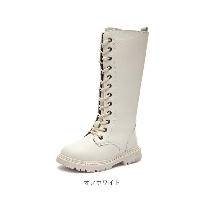 キッズ ブーツ 通販 ダンスシューズ ダンスブーツ ハーフブーツ 編み上げ シューズ くつ 靴 子ども 子供 ローヒール ラウンドトゥ ファスナー付き キッズ |  | 16