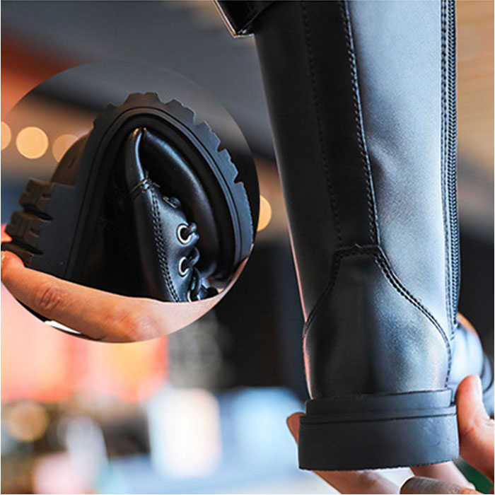 キッズ ロングブーツ ロング ブーツ 女の子 通販 マーテインブーツ ローヒール ローシューズ 子供靴 靴 ファスナー ファスナー付き ひも 紐 ベルト キッズ |  | 14