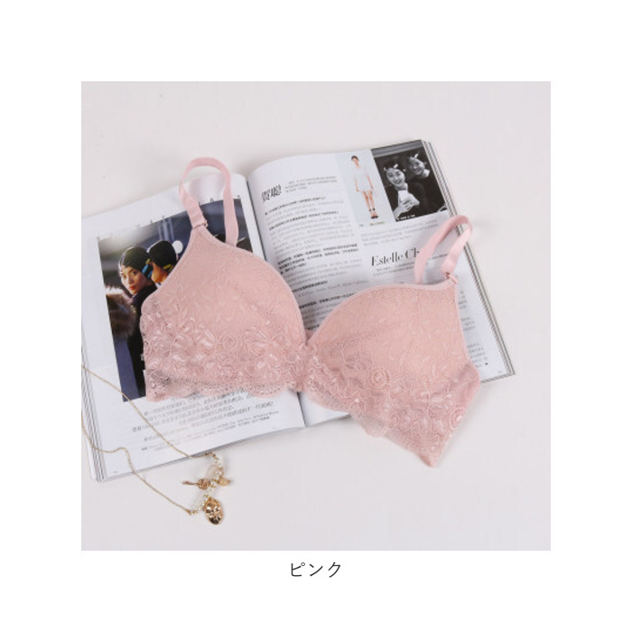 シルク 通販シルク ノンワイヤー ブラ ブラジャー シルクブラ 下着 総レース レース ワイヤーレス 肌に優しい セクシー キュート 絹 ストレスフリー シルク | ブランド登録なし | 13