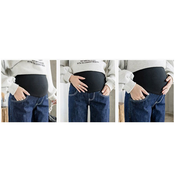 マタニティ デニム ワイド 通販 マタニティパンツ ワイドパンツ デニムパンツ ボトムス 動きやすい オールシーズン 産前産後 おしゃれ お洒落 マタニティ | ブランド登録なし | 09