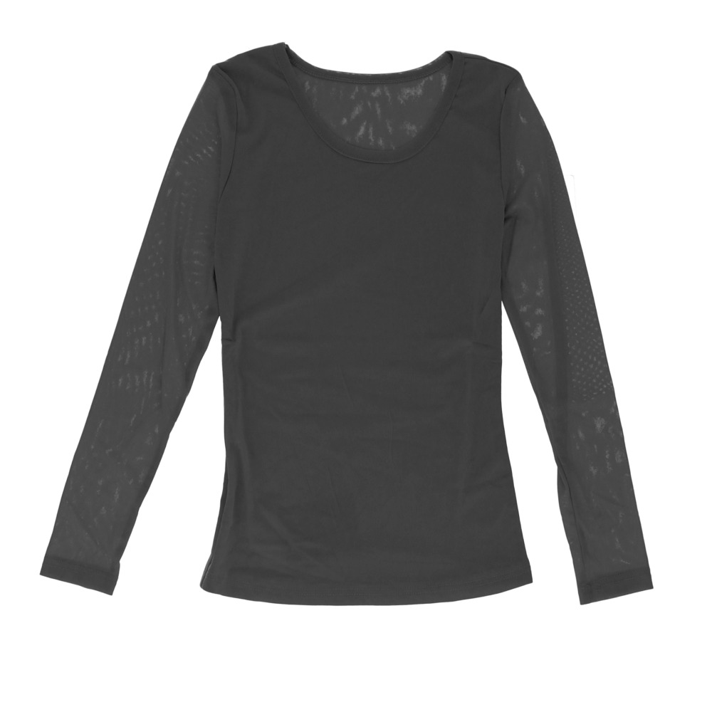 シースルー 通販シースルー トップス シアーカットソー シアー カットソー 長袖 タートル ハイネック 透け ロング Tシャツ インナー 無地 シンプル シースルー | ブランド登録なし | 07