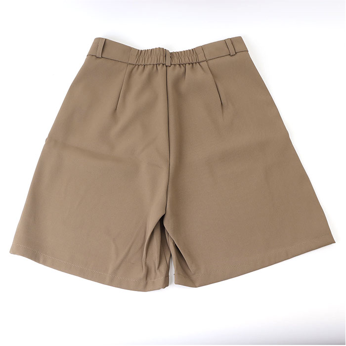 ハーフパンツ ボトムス レディース 通販 ショートパンツ おしゃれ きれいめ タックパンツ シンプル 無地 カジュアル ショーパン 薄手 大人 Aライン ハーフパンツ | BACKYARD FAMILY | 13