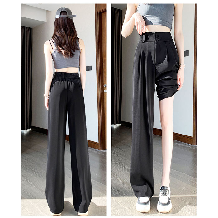 パンツ レディース きれいめ 通販 ストレートパンツ ハイウエストパンツ ロングパンツ ワイドパンツ パンツ ボトムス ズボン おしゃれ かわいい 春 夏 パンツ | ブランド登録なし | 10