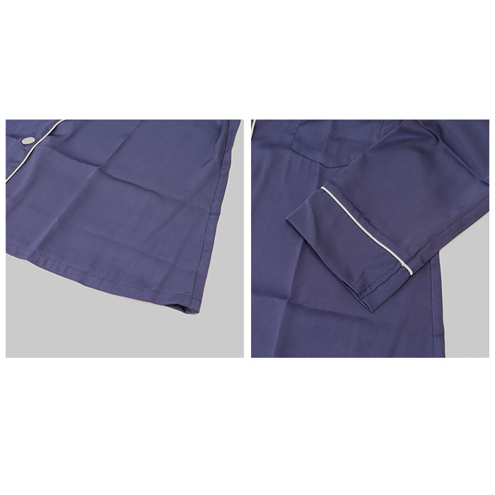 ルームウェア 通販ルームウェア レディース 上下 パジャマ 部屋着 ナイトウェア ウエア 寝間着 寝間き ねまき 長袖 前開き 上下セット ルームウェア | PKG | 09