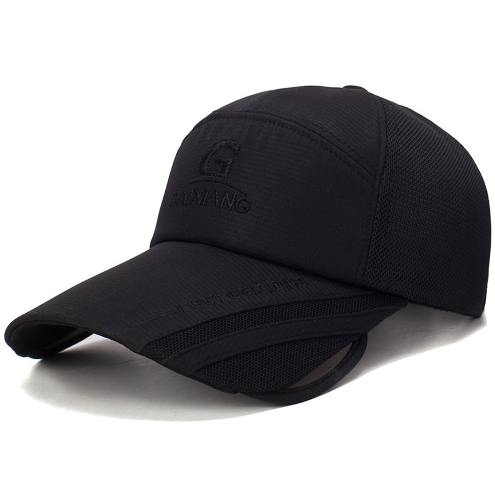 キャップ メンズ スポーツ メッシュ 通販 スポーツキャップ ランニングキャップ 帽子 ぼうし 日除け 日よけ サンガード付き サンガード 出し入れ可 深め | BACKYARD FAMILY | 01