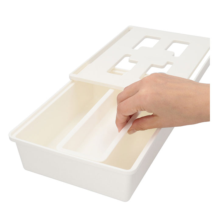 デスク 通販デスク 引き出し トレー 取り付け Mサイズ 引出し 後付け トレイ 机 テーブル デスク下 キッチン カトラリー 調理器具 シンプル 無地 デスク | ブランド登録なし | 10