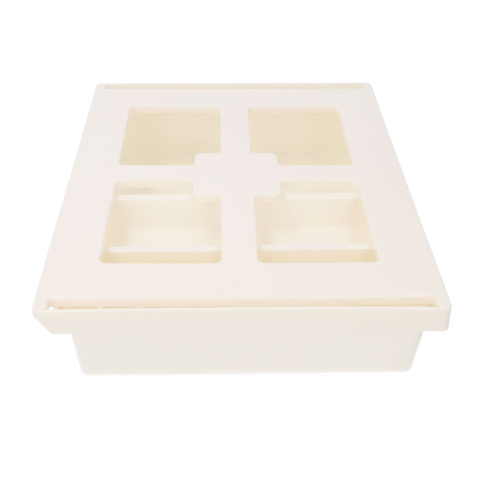 デスク 引き出し トレー 取り付け Lサイズ 通販 引出し 後付け トレイ 机 テーブル デスク下 キッチン カトラリー 調理器具 シンプル 無地 ホワイト 白 デスク | ブランド登録なし | 07