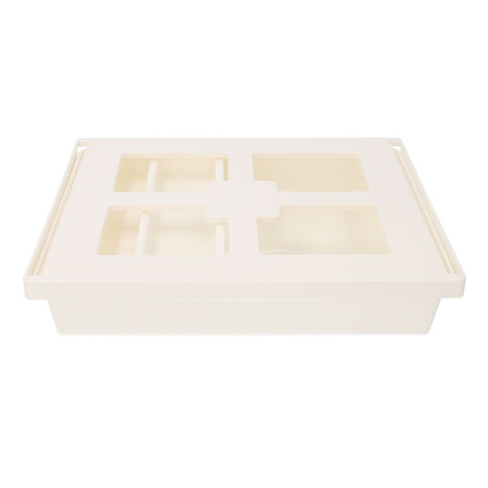 デスク 引き出し トレー 取り付け Lサイズ 通販 引出し 後付け トレイ 机 テーブル デスク下 キッチン カトラリー 調理器具 シンプル 無地 ホワイト 白 デスク | ブランド登録なし | 08