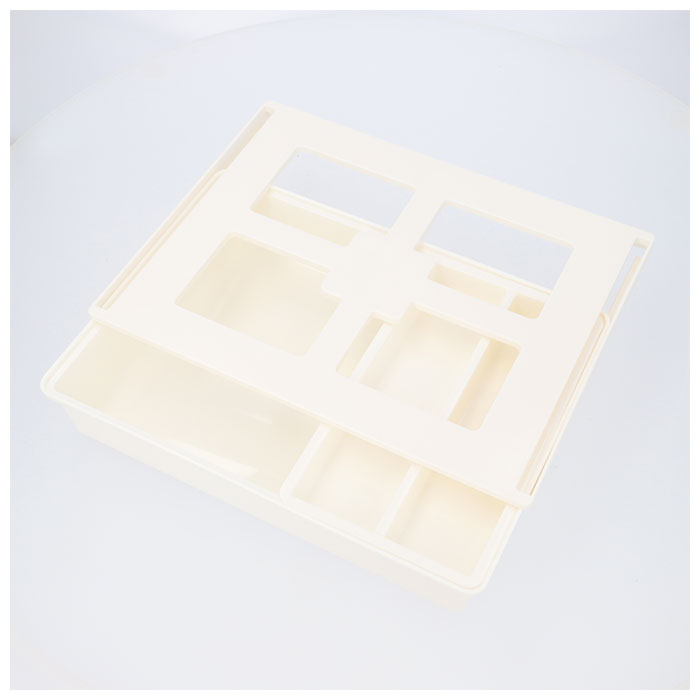 デスク 引き出し トレー 取り付け Lサイズ 通販 引出し 後付け トレイ 机 テーブル デスク下 キッチン カトラリー 調理器具 シンプル 無地 ホワイト 白 デスク | ブランド登録なし | 10